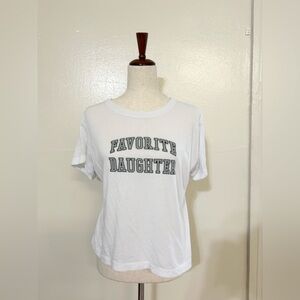 Favorite Daughter Graphic Cropped Tee